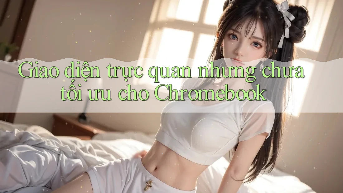 Giao diện trực quan nhưng chưa tối ưu cho Chromebook