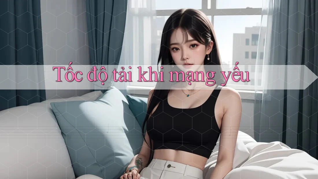 Tốc độ tải khi mạng yếu