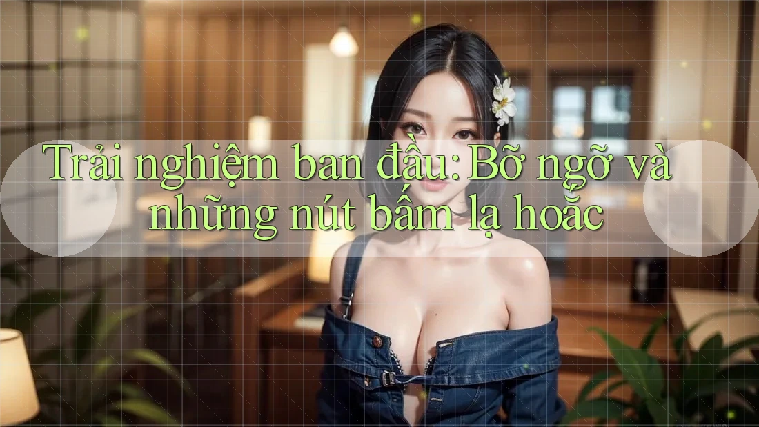 Trải nghiệm ban đầu: Bỡ ngỡ và những nút bấm lạ hoắc