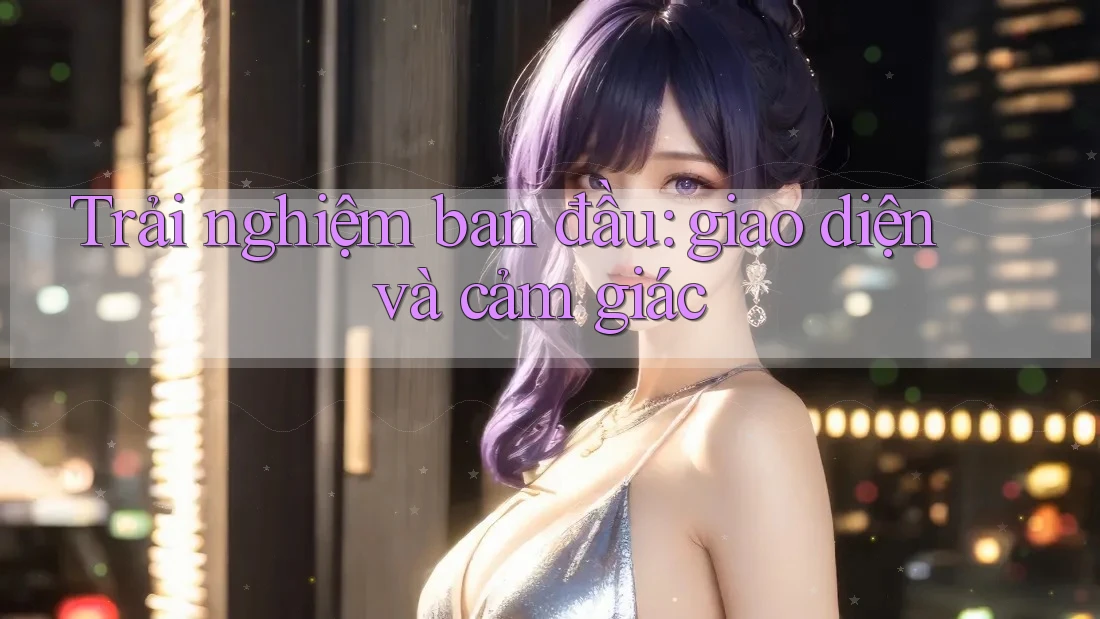 Trải nghiệm ban đầu: giao diện và cảm giác Trải nghiệm ban đầu: giao diện và cảm giác